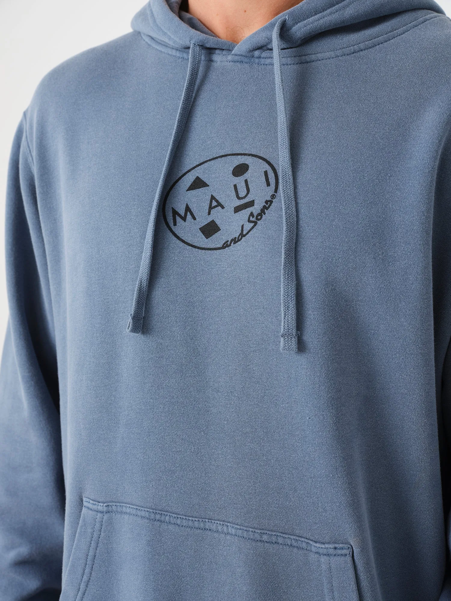 Retro Cookie Hoodie in Slate Blue
