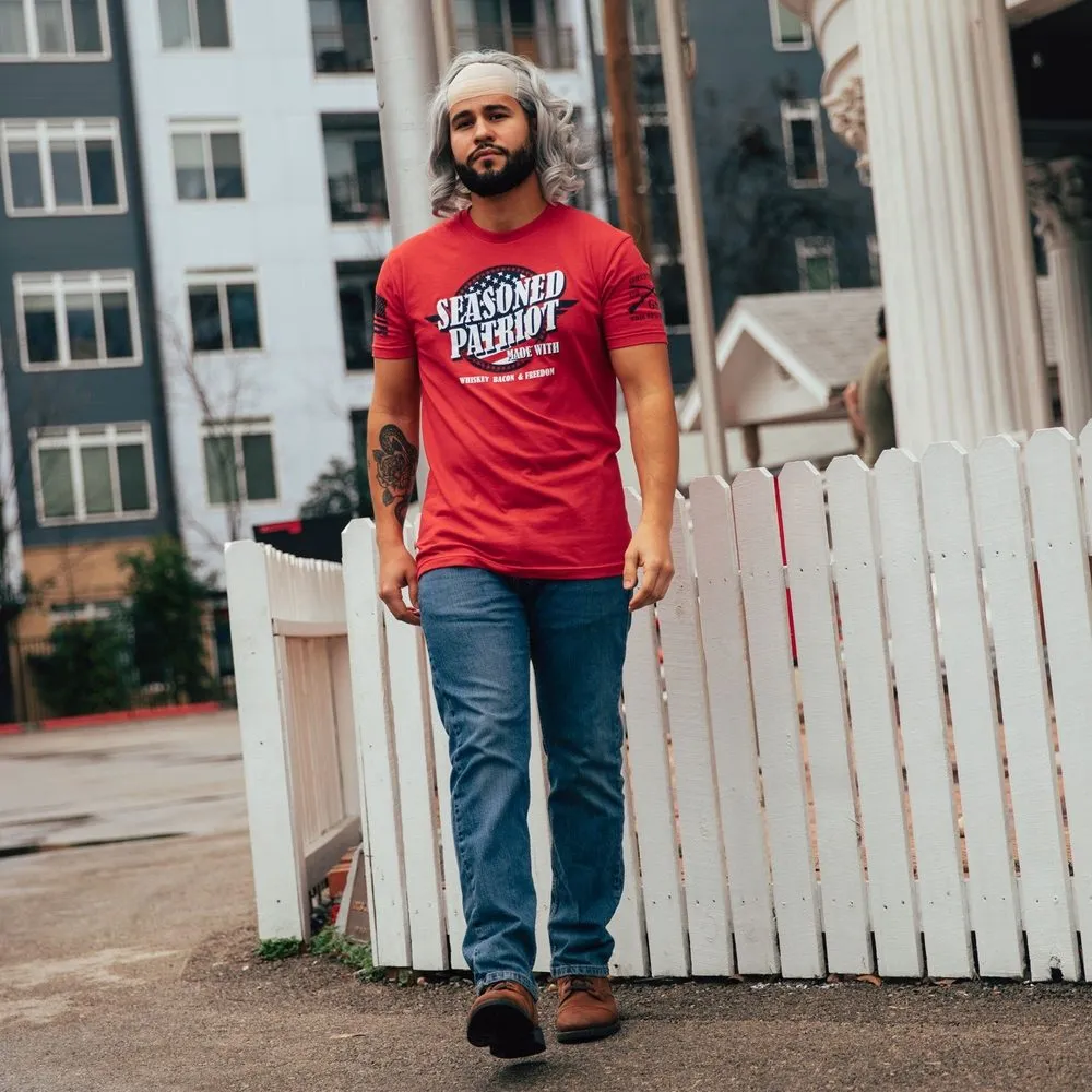 Seasoned Patriot T-Shirt - Red