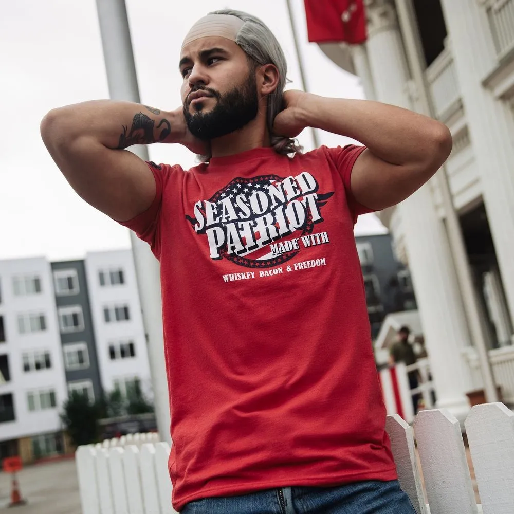 Seasoned Patriot T-Shirt - Red
