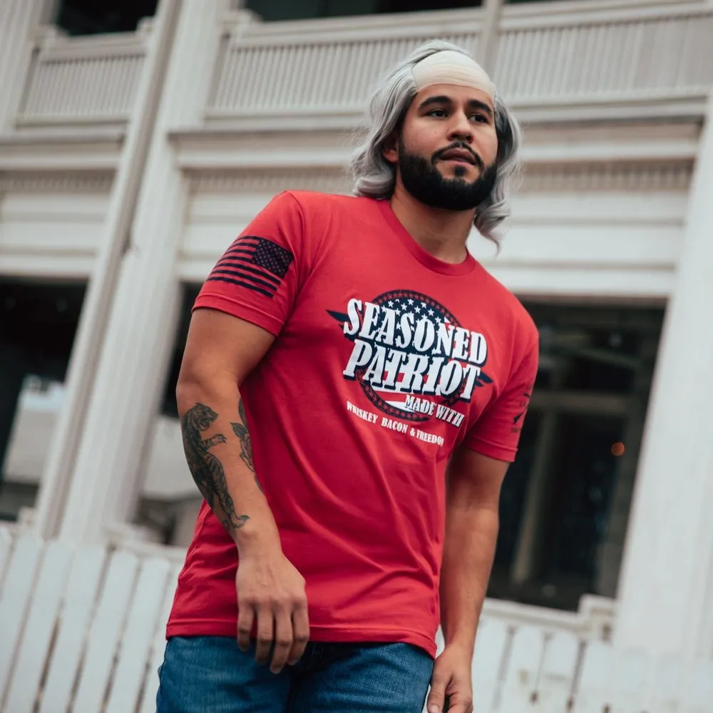 Seasoned Patriot T-Shirt - Red