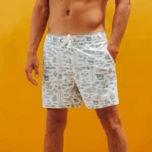 Sendero X Waco Surf Barton Elastic Boardshorts