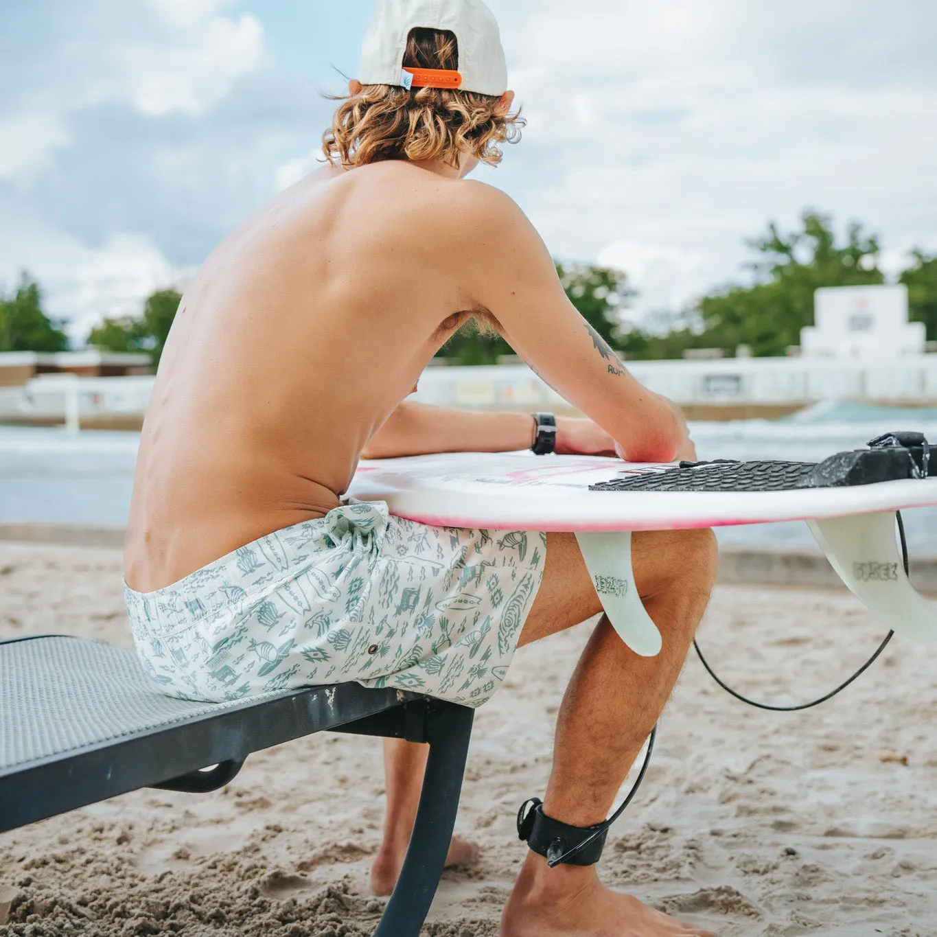 Sendero X Waco Surf Barton Elastic Boardshorts