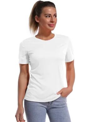 Short Sleeve Athletic Shirts white_yoga