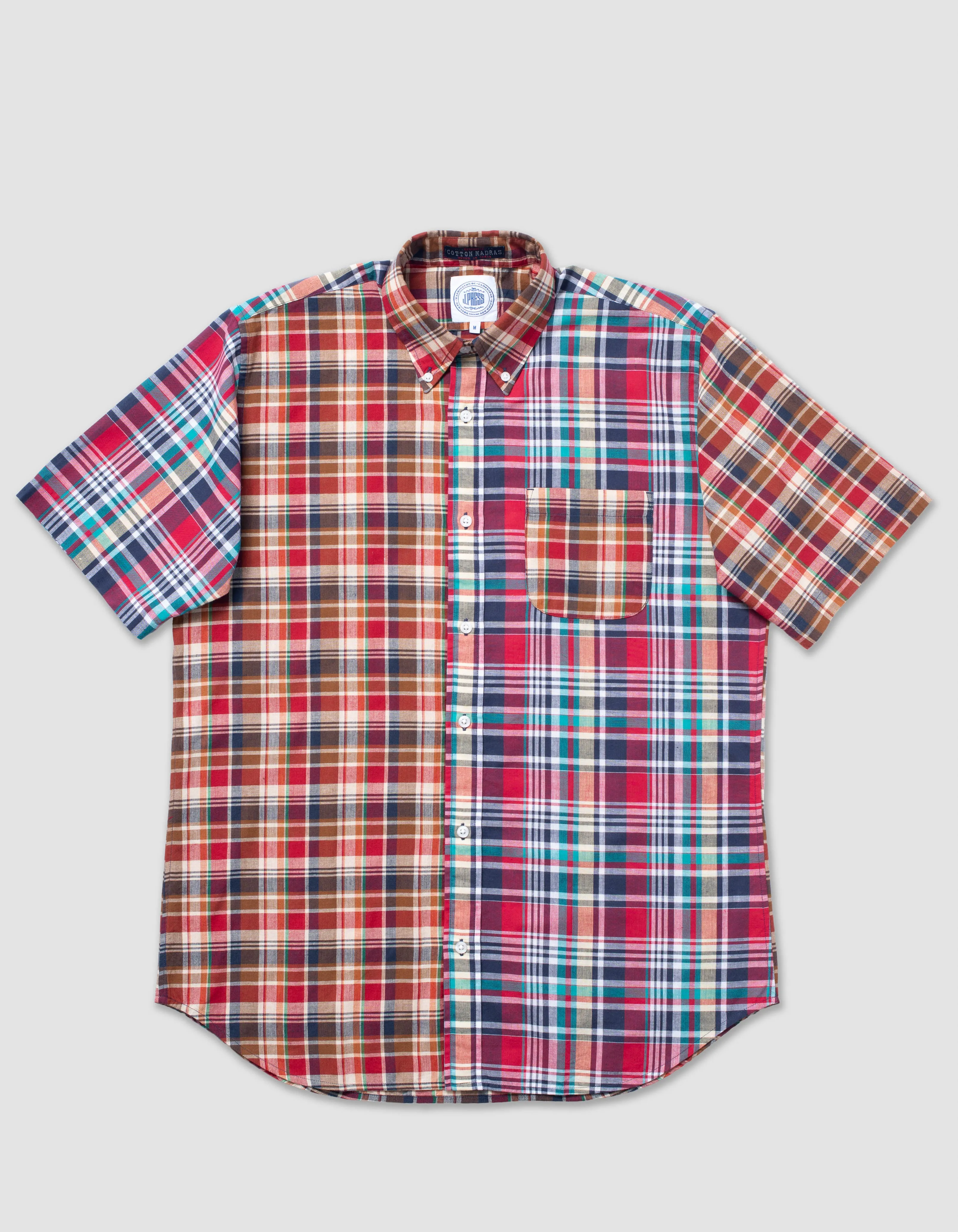 SHORT SLEEVE MADRAS FUN SHIRT