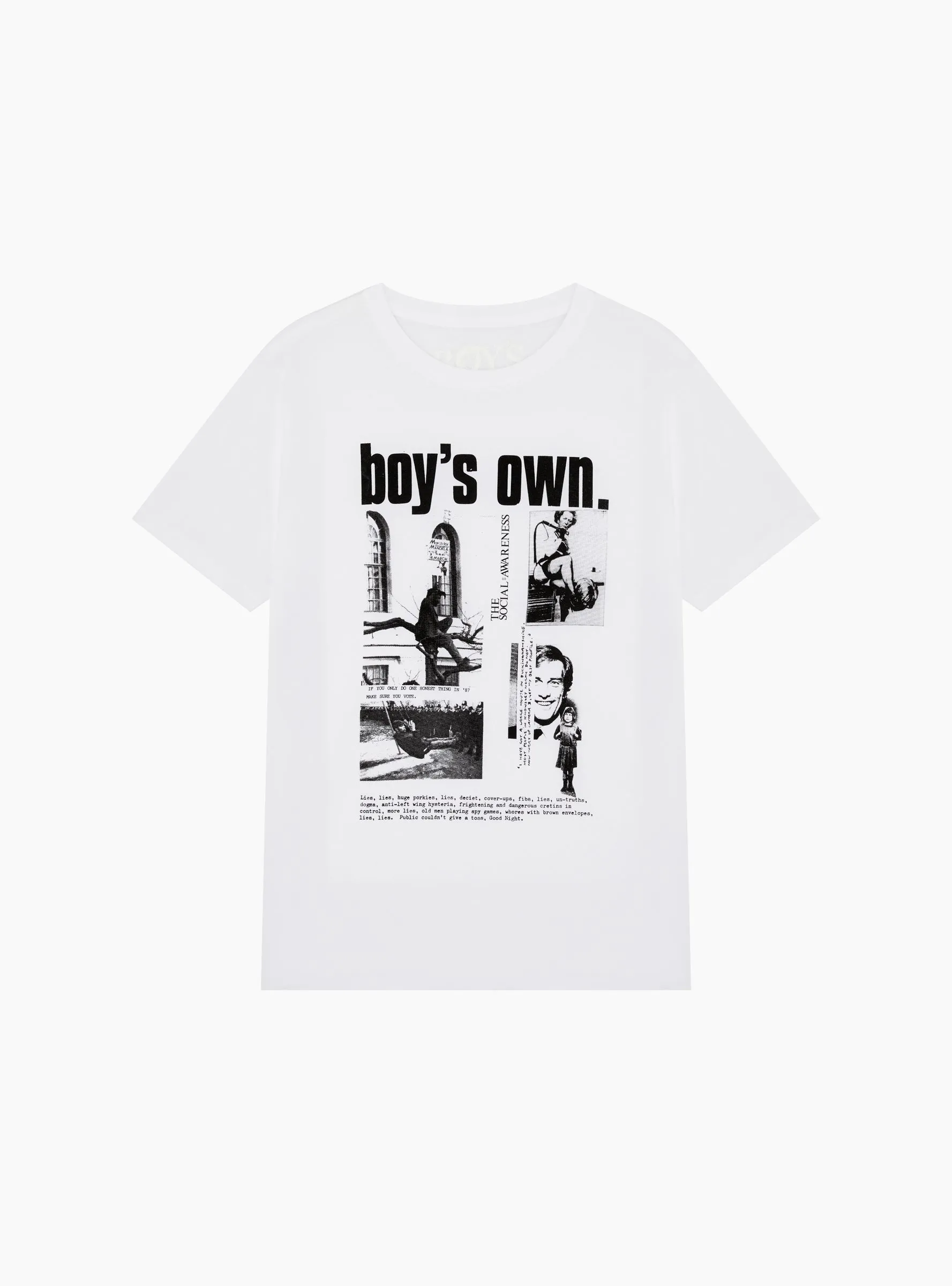 Social Awareness T-Shirt White