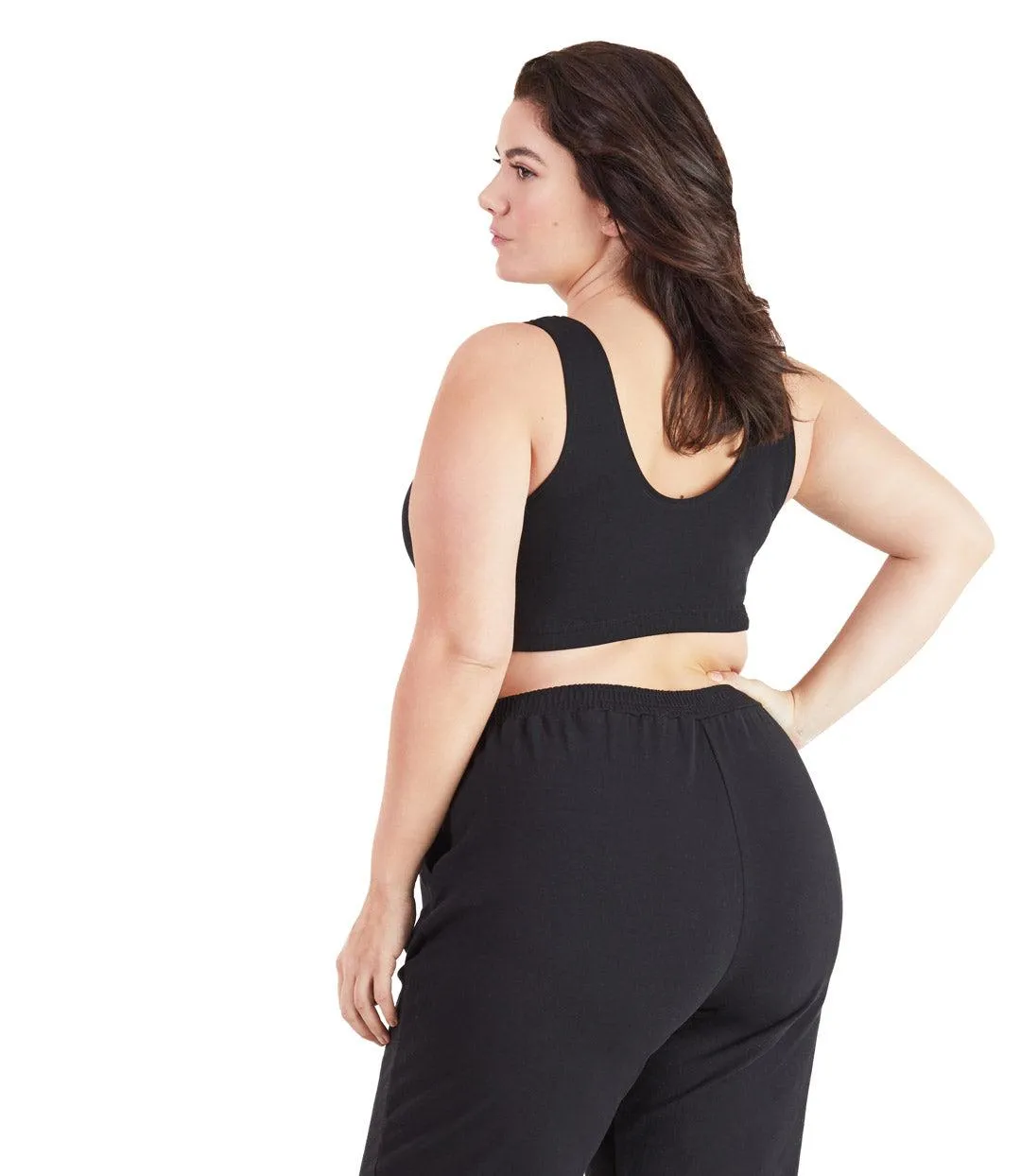 Stretch Naturals Scoop Neck Bra Top Basic Colors