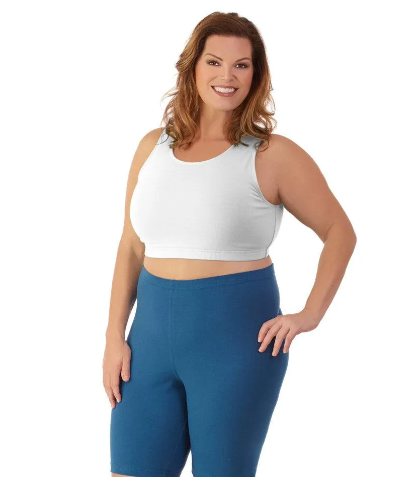 Stretch Naturals Scoop Neck Bra Top Basic Colors