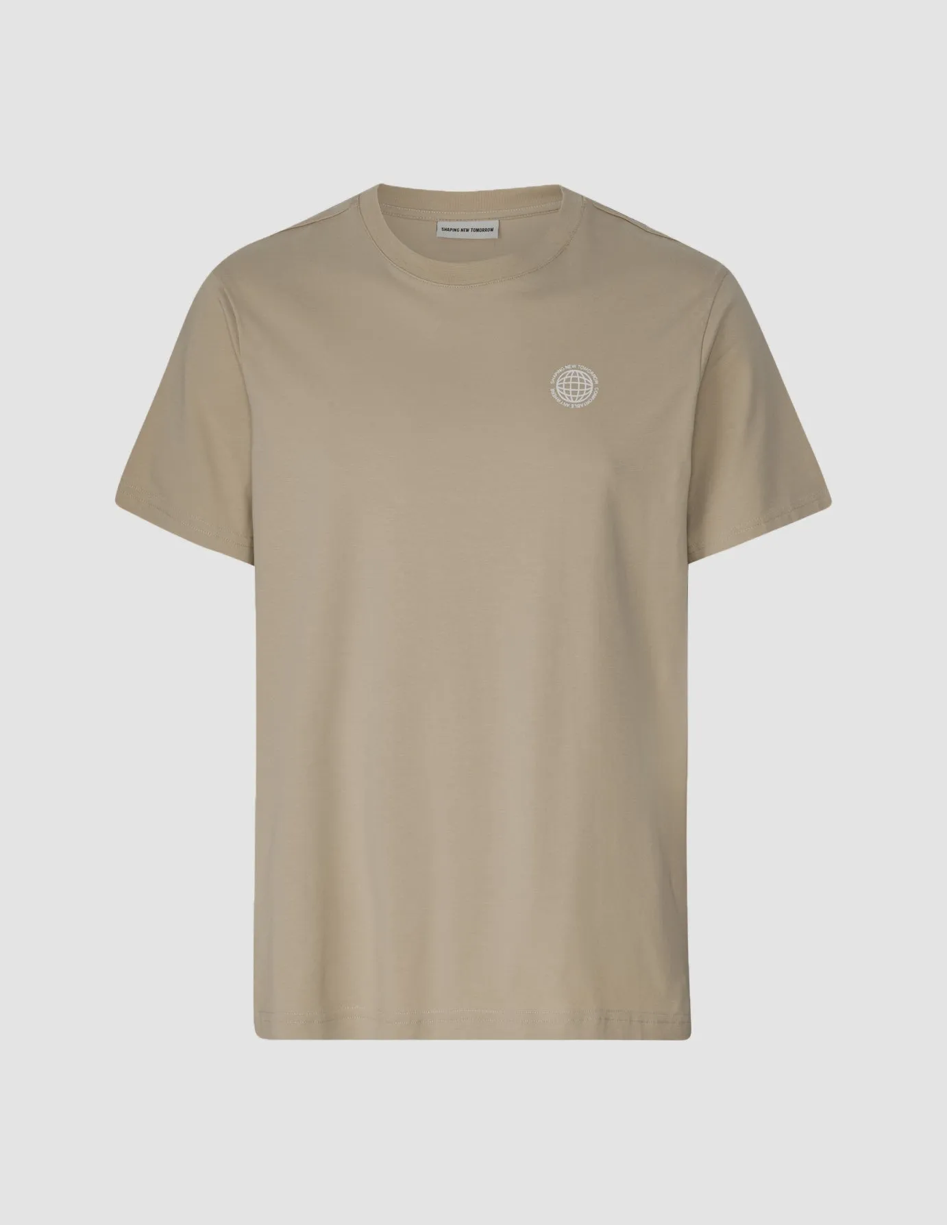 Supima T-shirt Box Fit Globe Sahara