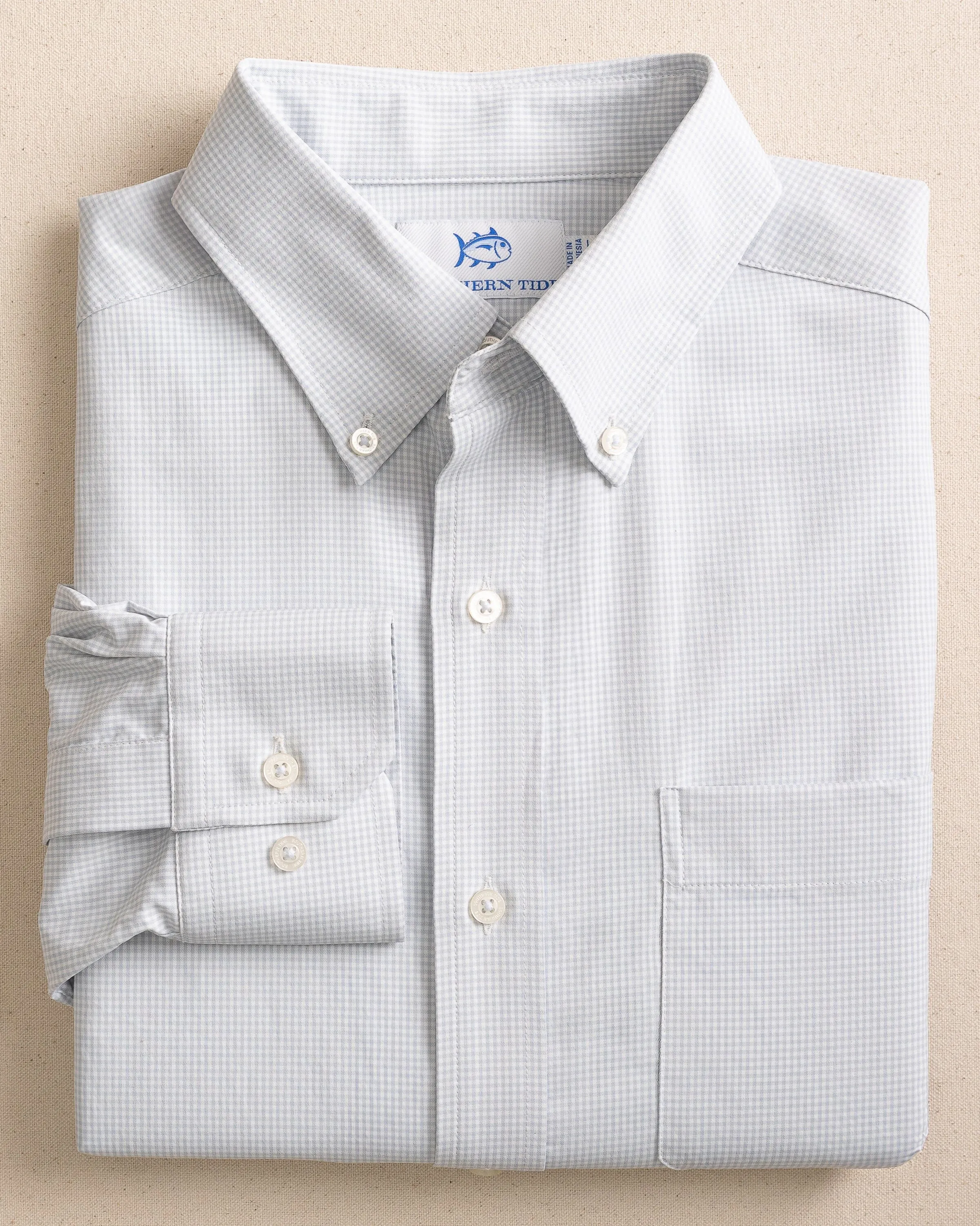 Team Colors Gingham Intercoastal Sport Shirt