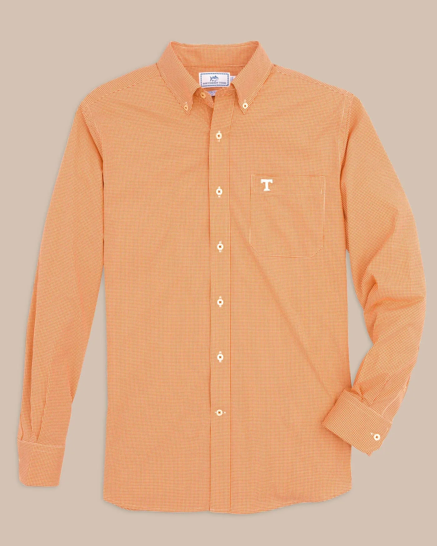 Tennessee Vols Gingham Button Down Shirt