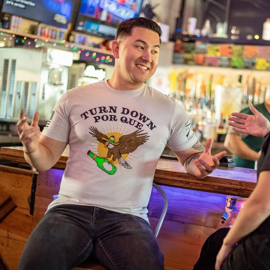 Turn Down Por Que T-Shirt - Sand