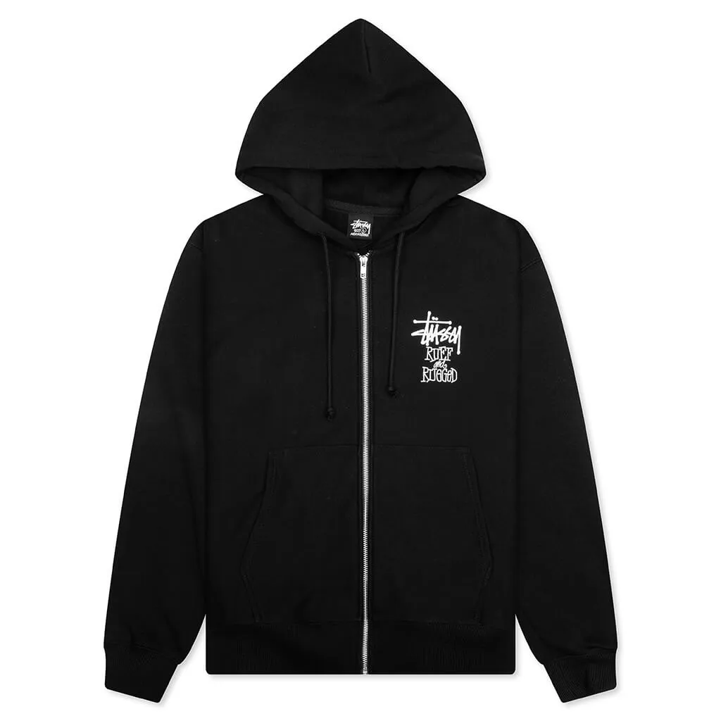 Well Suited Zip Hoodie - Black