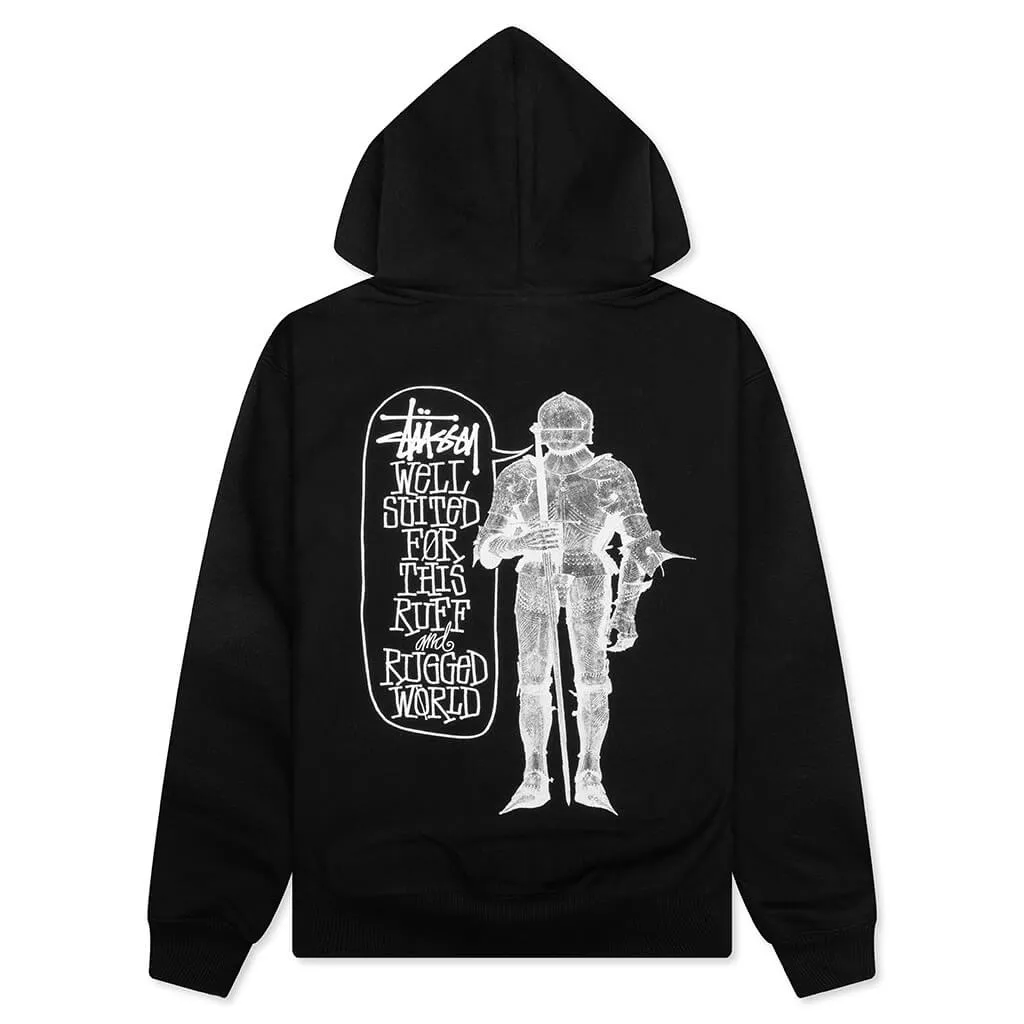 Well Suited Zip Hoodie - Black
