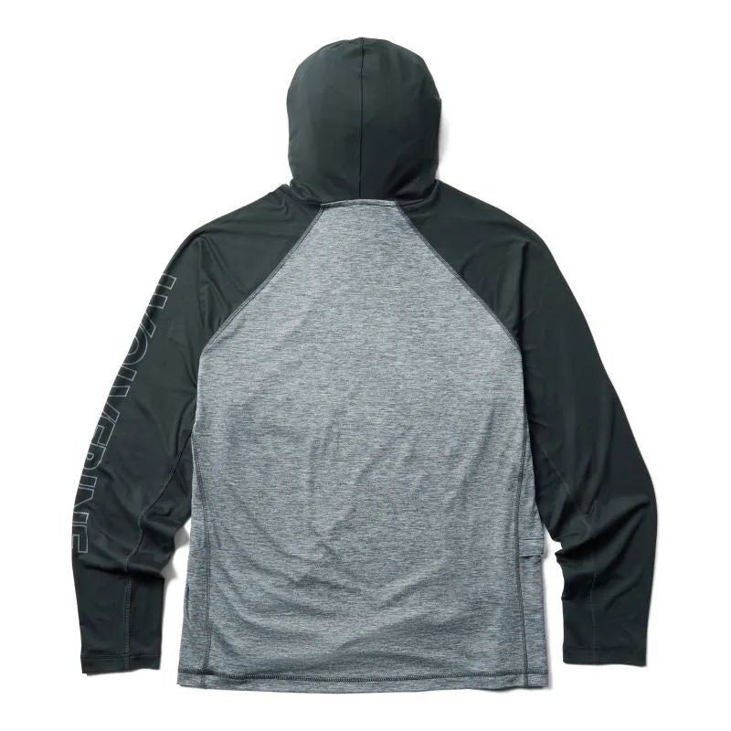 Wolverine Men's Sun-Stop Eco Hooded Long Sleeve Shirt