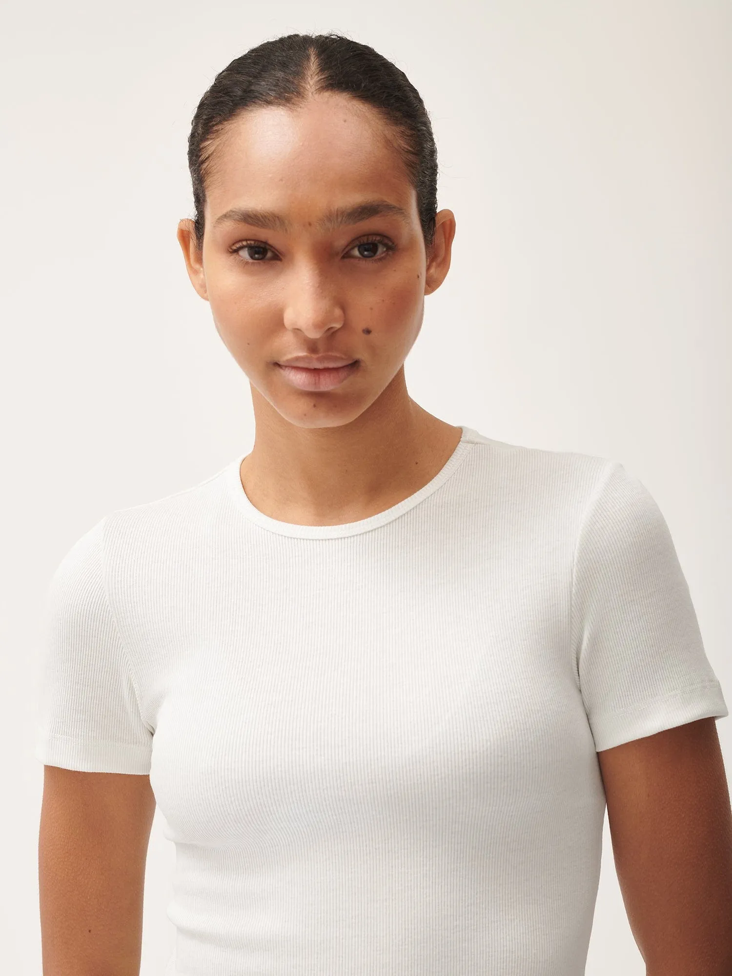 Women's 365 Lightweight Rib T-Shirt—off-white