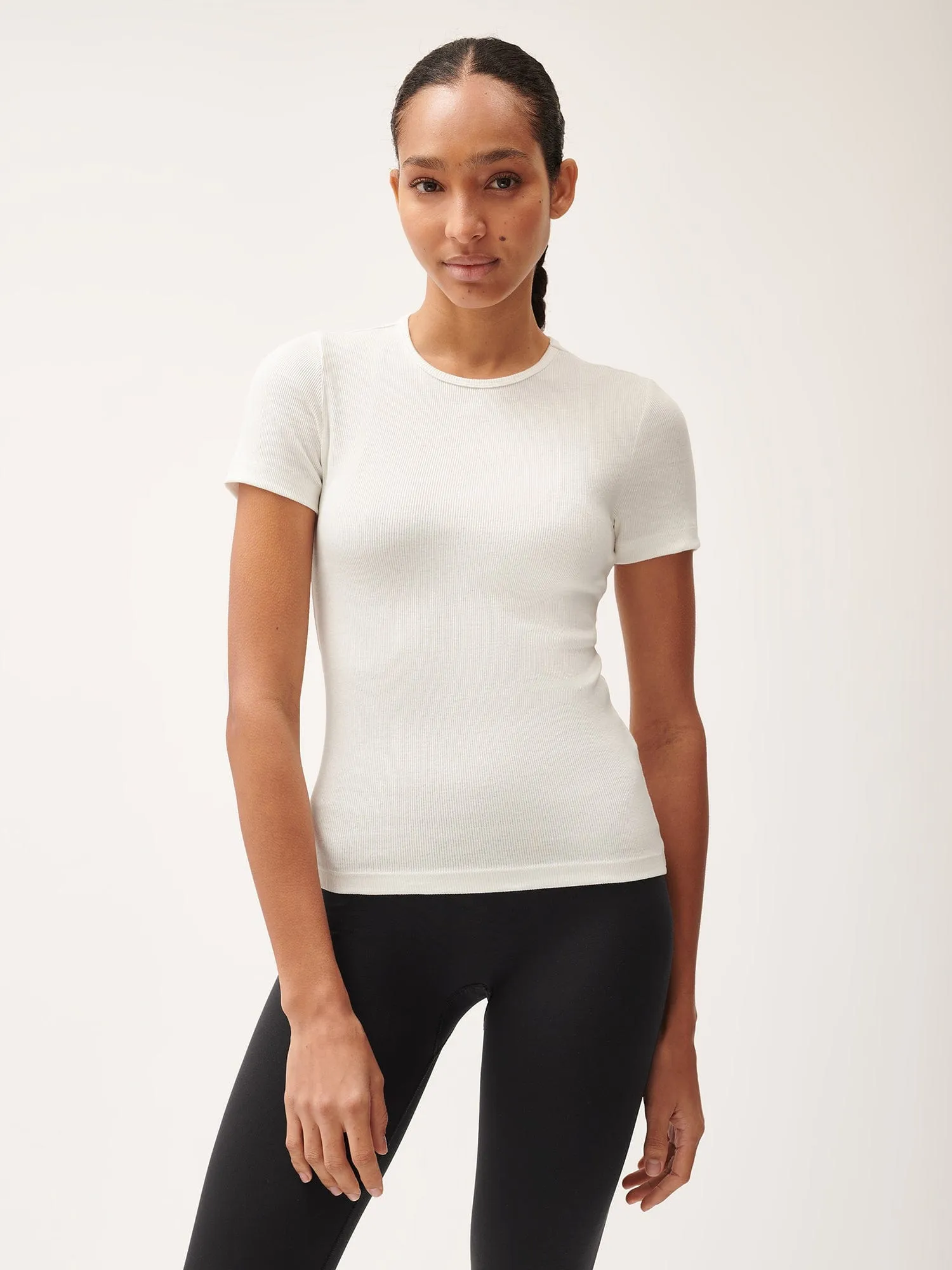 Women's 365 Lightweight Rib T-Shirt—off-white