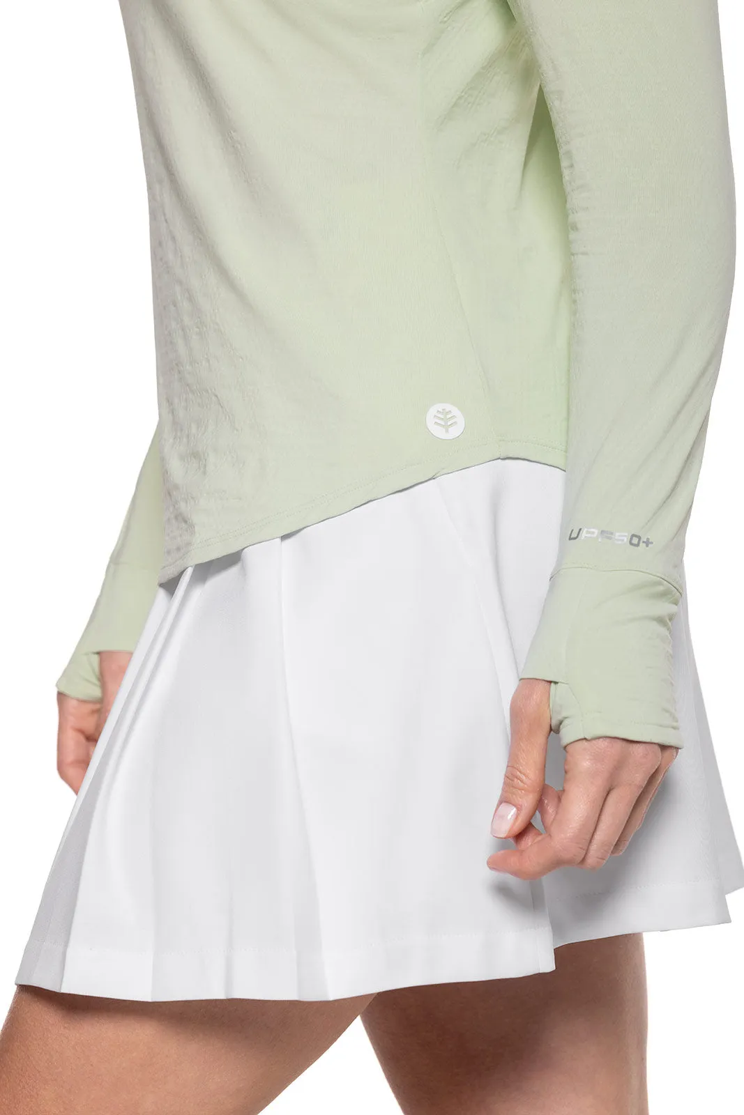 Women's Arabella Golf Quarter-Zip | Seedling Diamond Jacquard