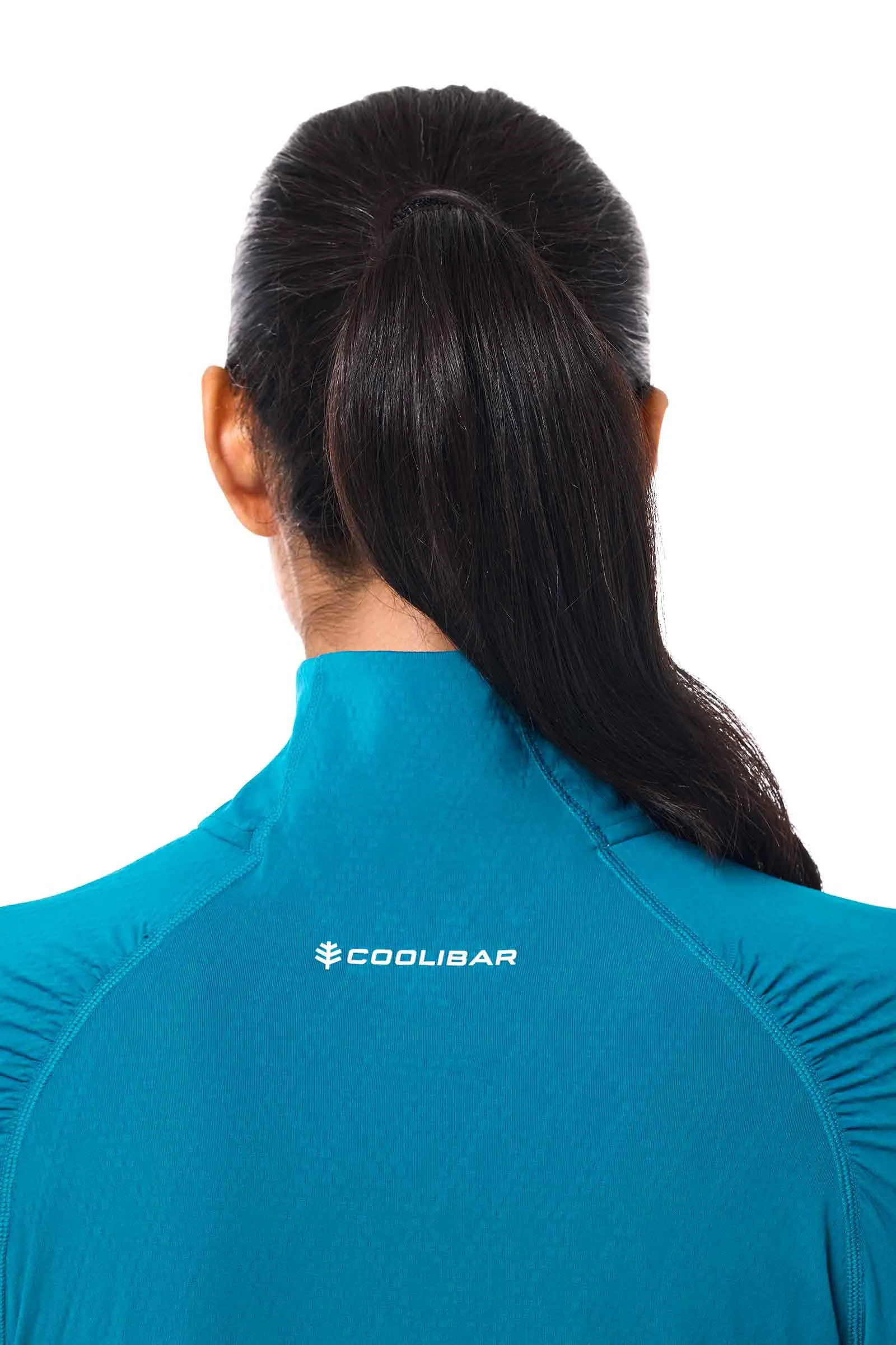 Women's Arabella Quarter Zip | Bluejay Diamond Jacquard