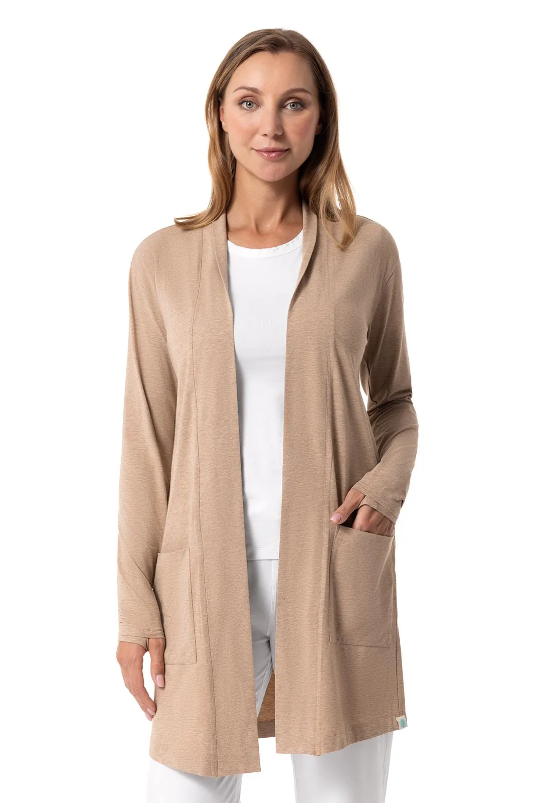 Women's Corbella Cardigan | Dark Taupe Heather