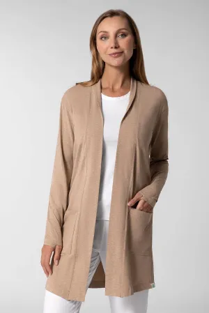 Women's Corbella Cardigan | Dark Taupe Heather
