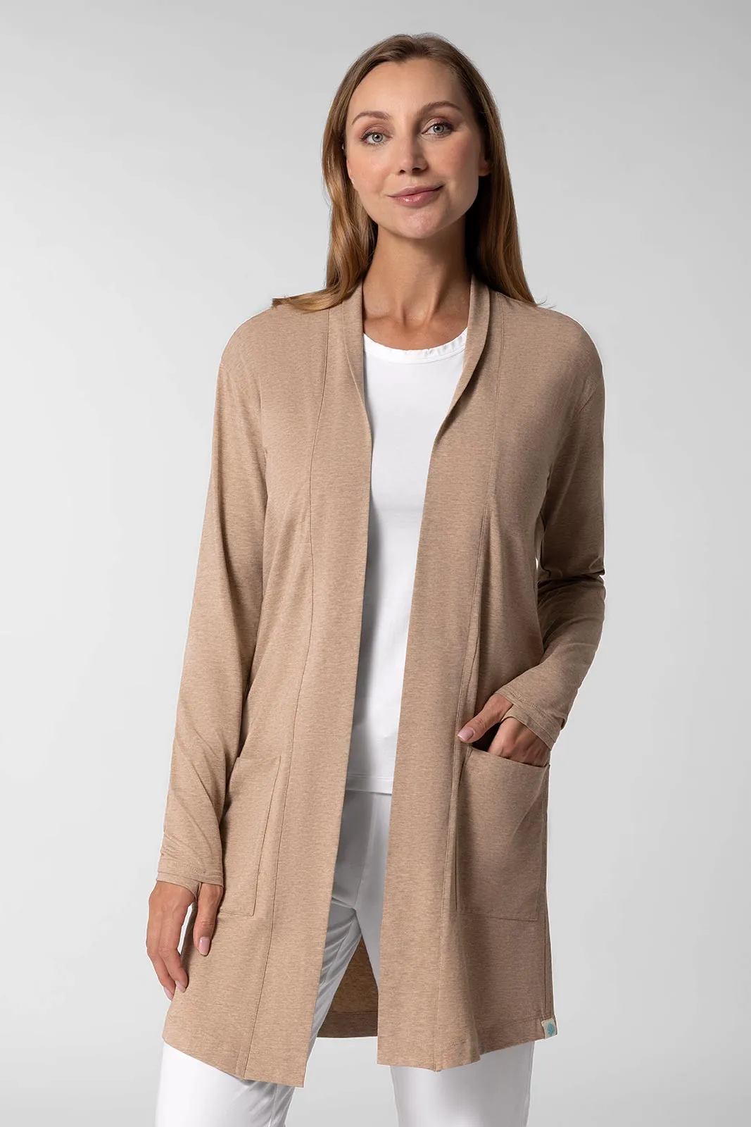 Women's Corbella Cardigan | Dark Taupe Heather