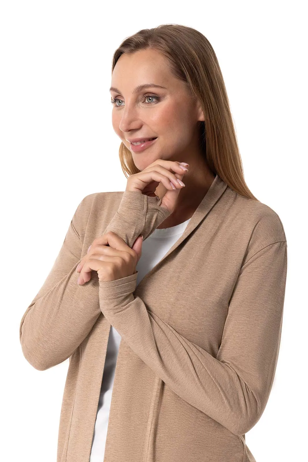 Women's Corbella Cardigan | Dark Taupe Heather