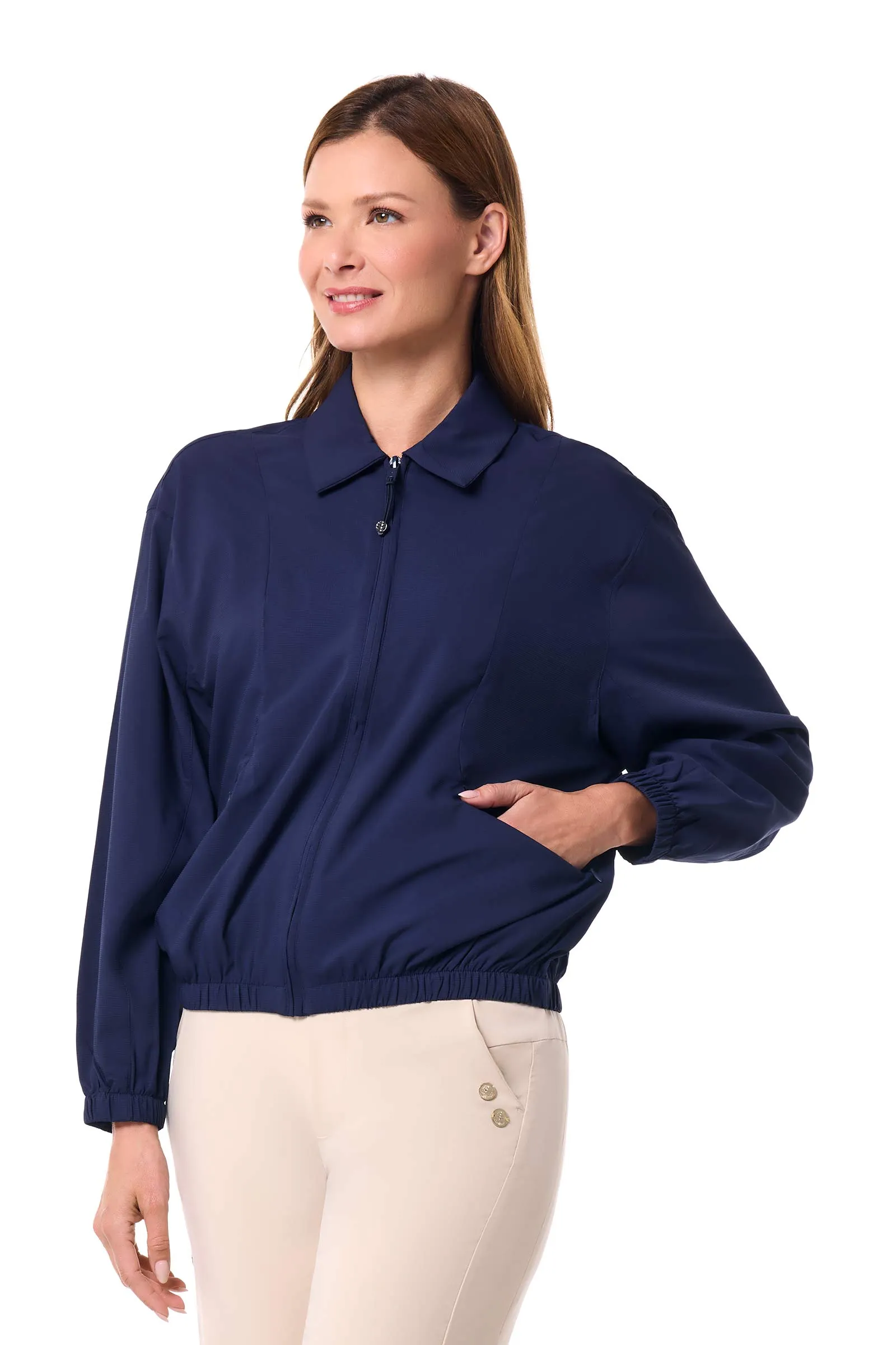 Women's Destin Travel Windbreaker | Navy