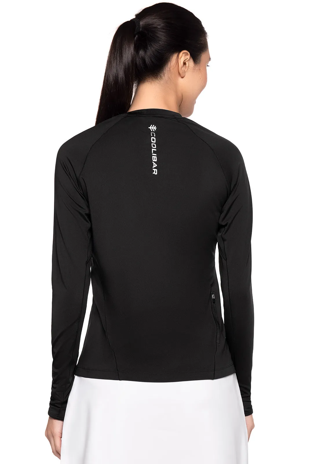 Women's Devi Long Sleeve Fitness T-Shirt | Black