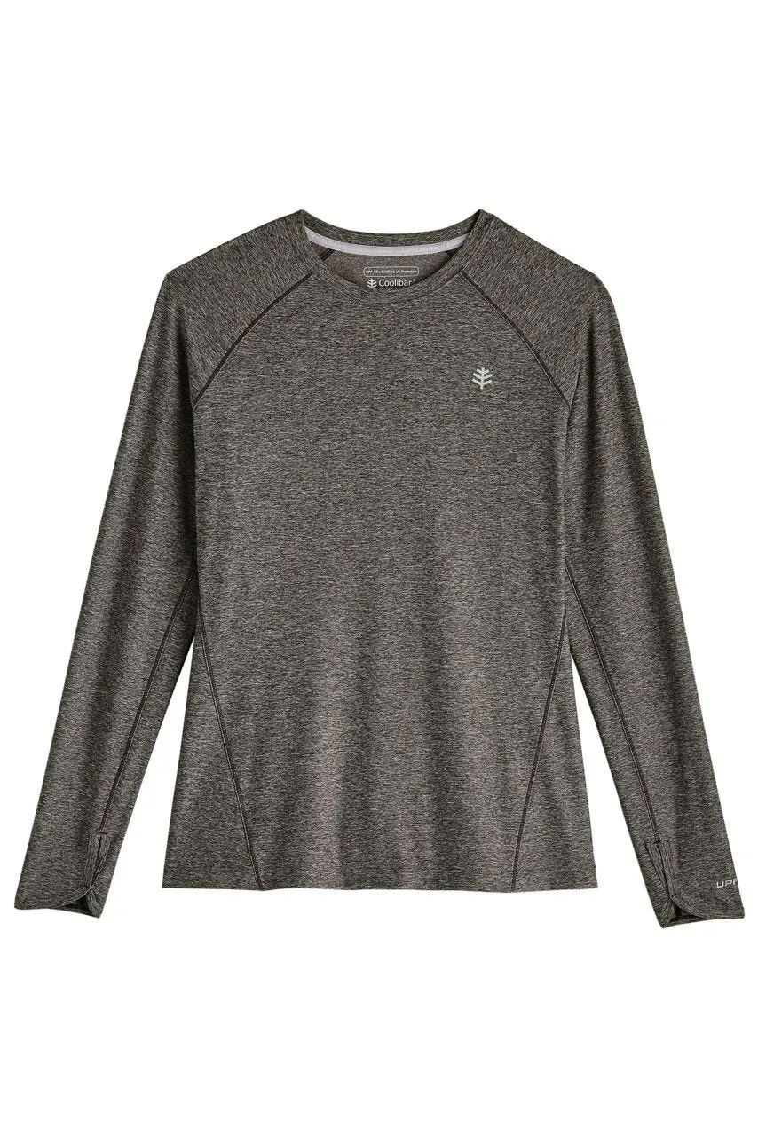 Women's Devi Long Sleeve Fitness T-Shirt | Charcoal Heather
