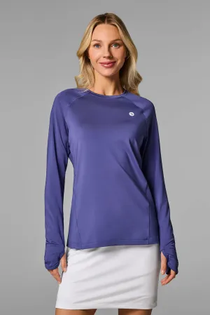 Women's Devi Long Sleeve Fitness T-Shirt | Future Dusk