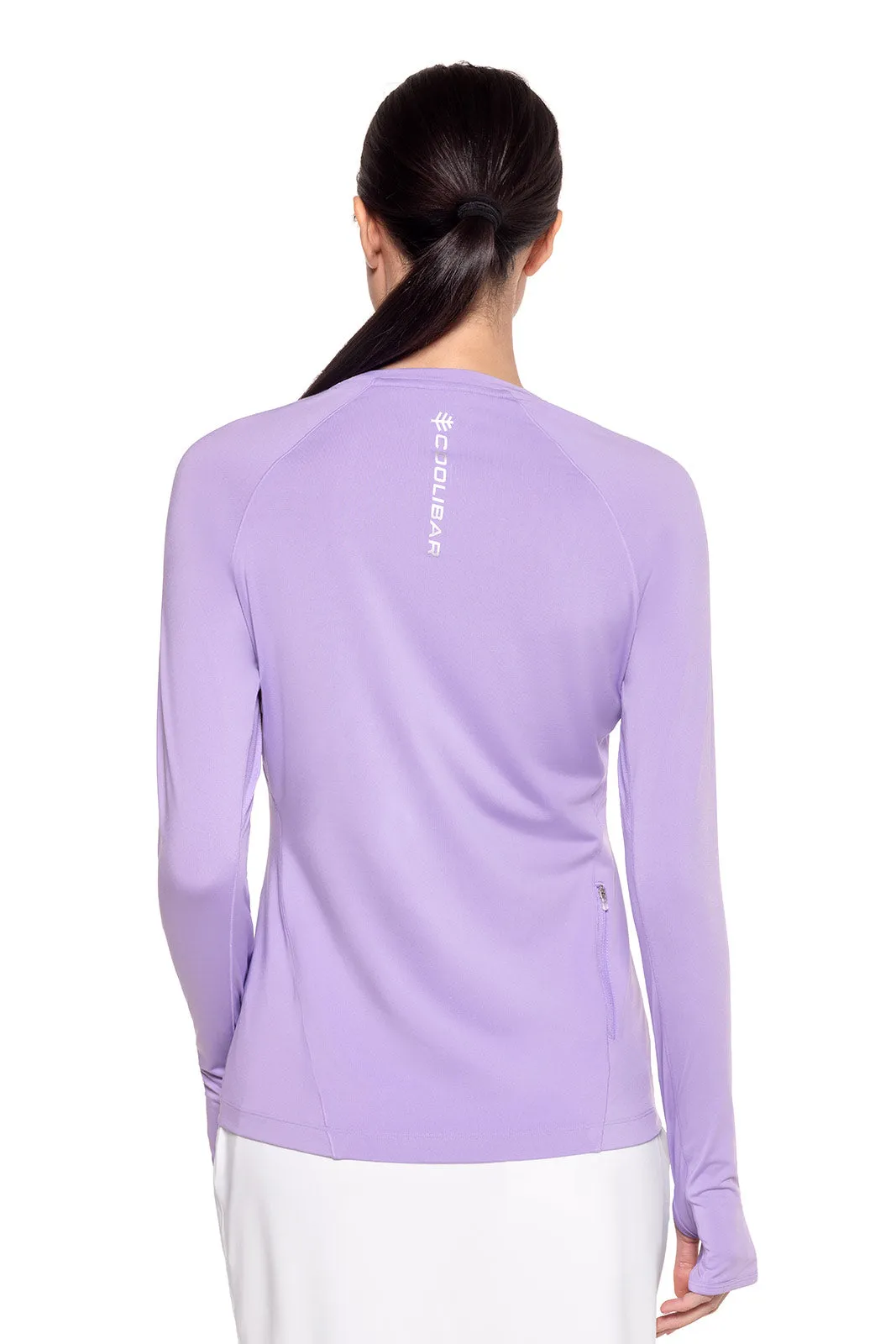 Women's Devi Long Sleeve Fitness T-Shirt | Lavendula