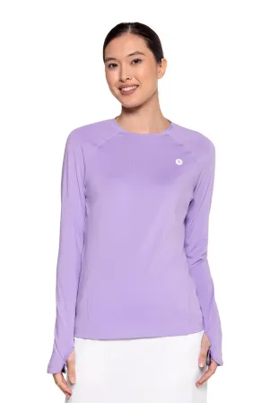 Women's Devi Long Sleeve Fitness T-Shirt | Lavendula