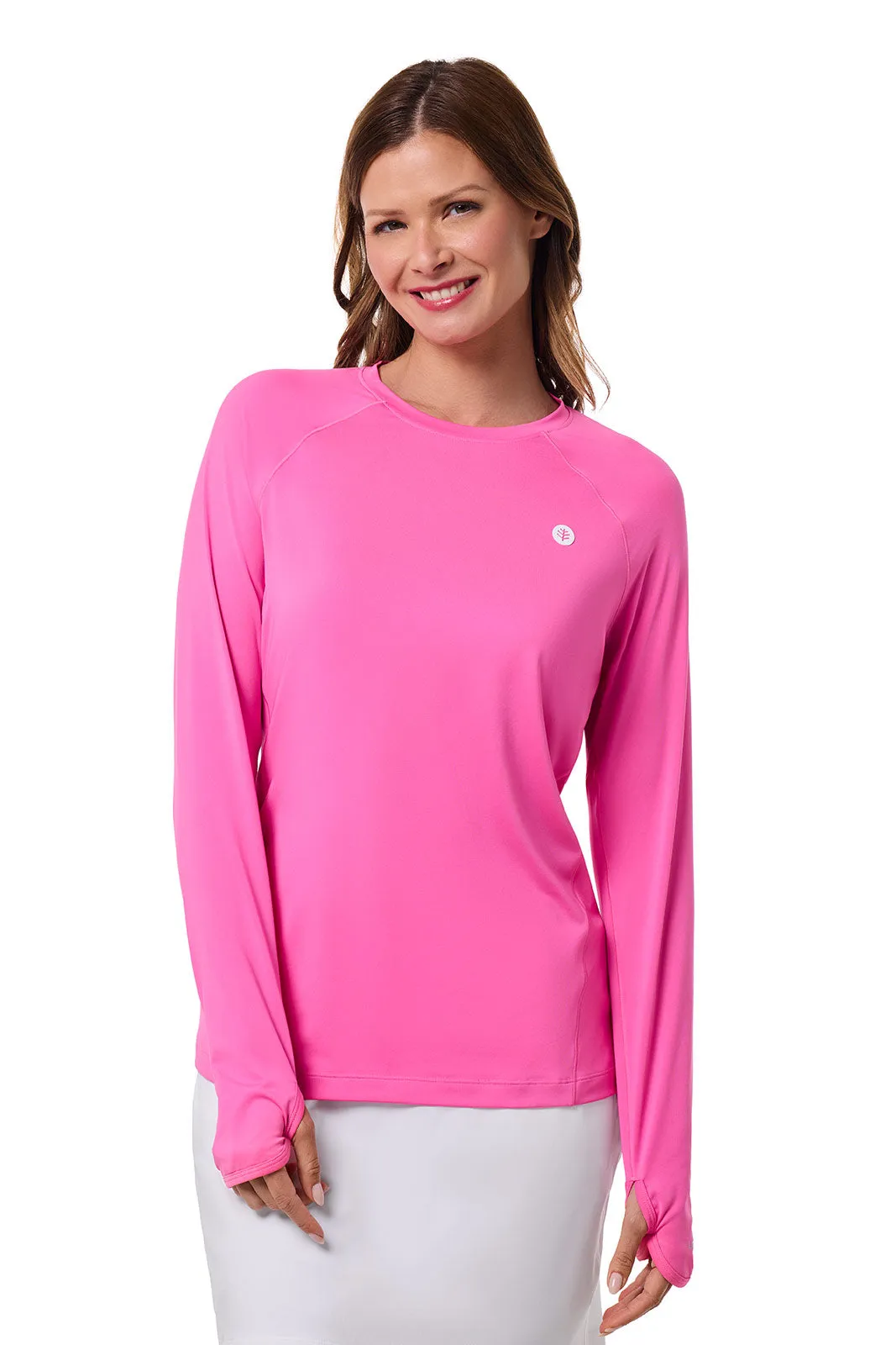 Women's Devi Long Sleeve Fitness T-Shirt | Tulip Pink