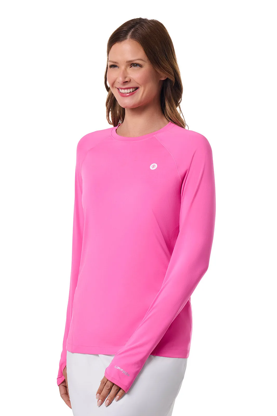 Women's Devi Long Sleeve Fitness T-Shirt | Tulip Pink