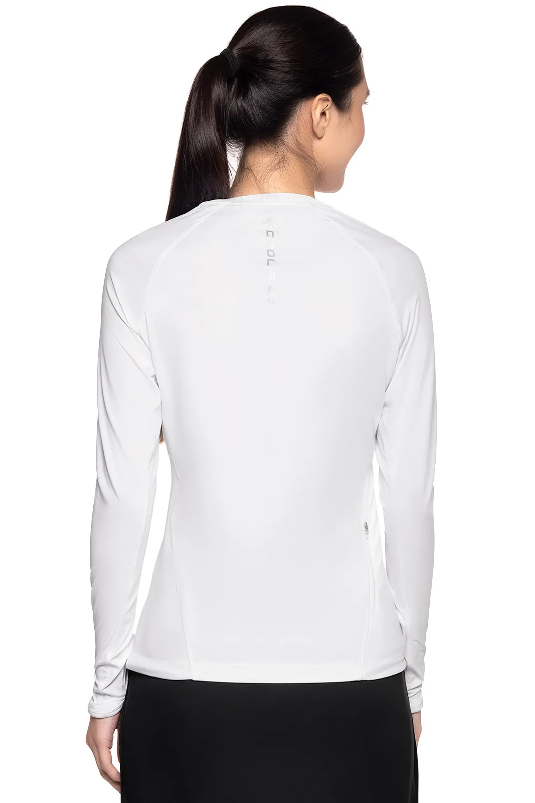 Women's Devi Long Sleeve Fitness T-Shirt | White