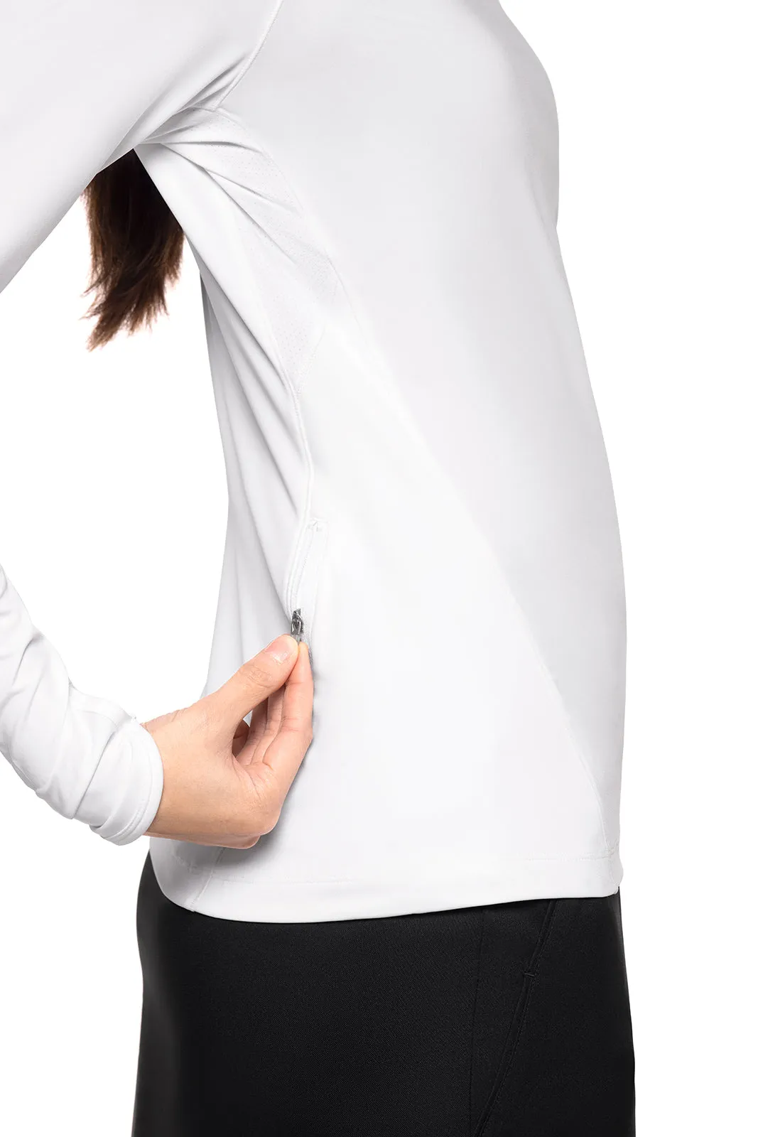 Women's Devi Long Sleeve Fitness T-Shirt | White