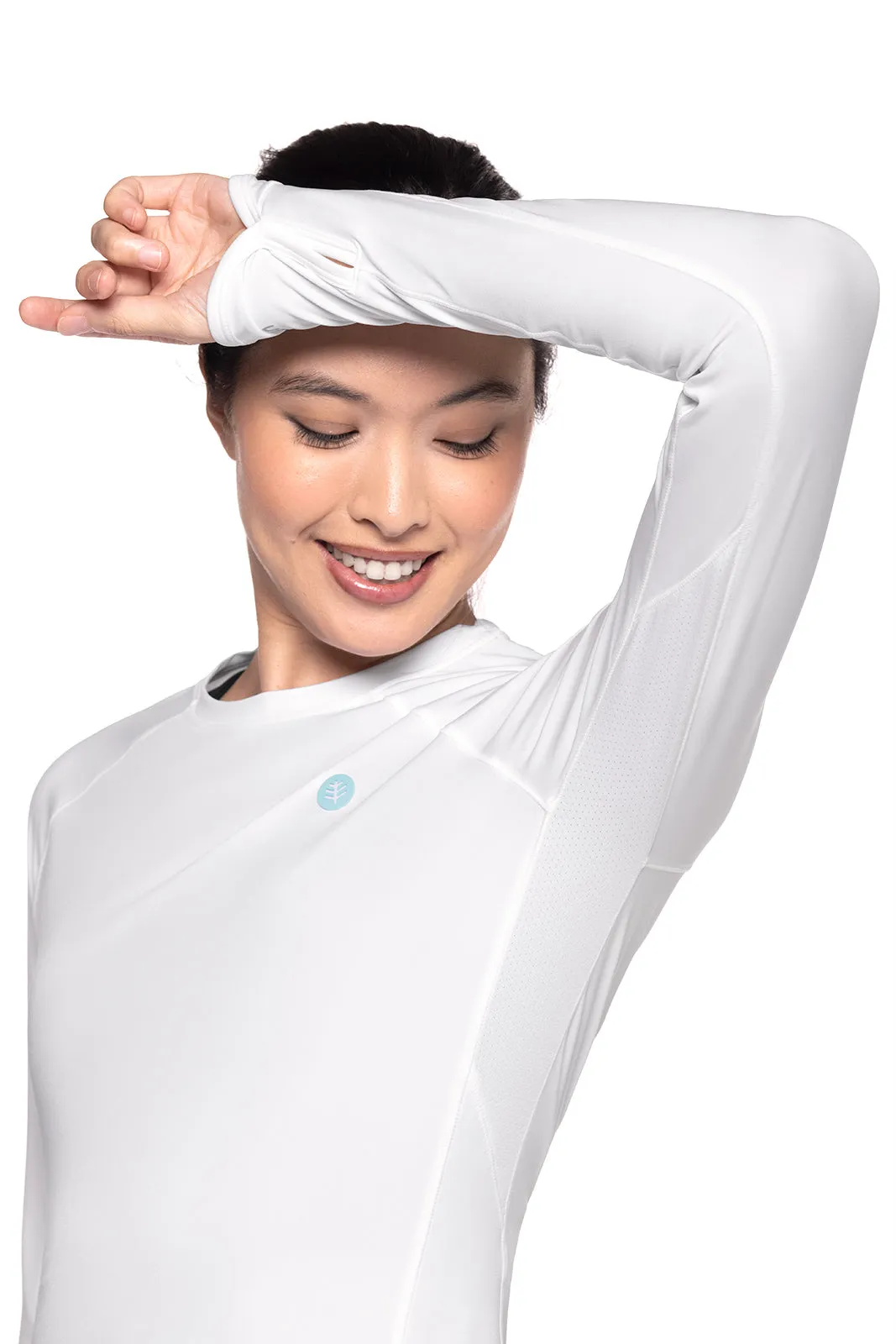 Women's Devi Long Sleeve Fitness T-Shirt | White