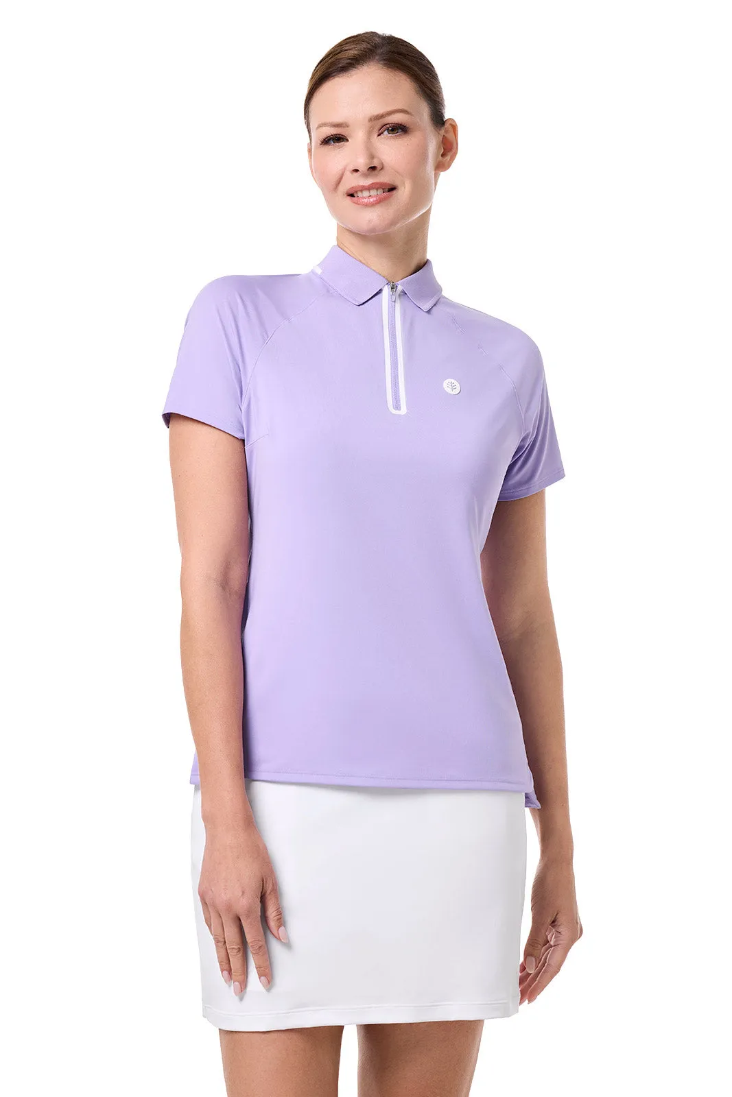 Women's Double Eagle Short Sleeve Polo | Lavendula