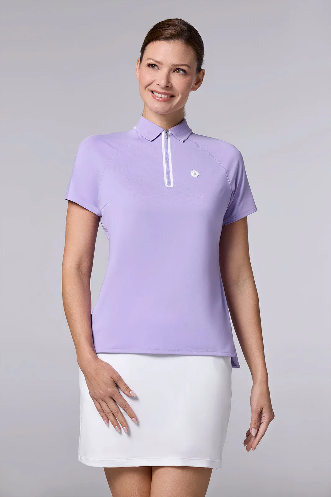 Women's Double Eagle Short Sleeve Polo | Lavendula