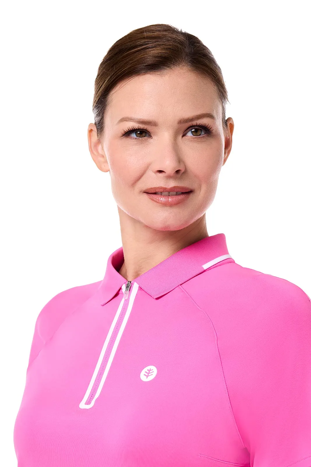 Women's Double Eagle Short Sleeve Polo | Tulip Pink