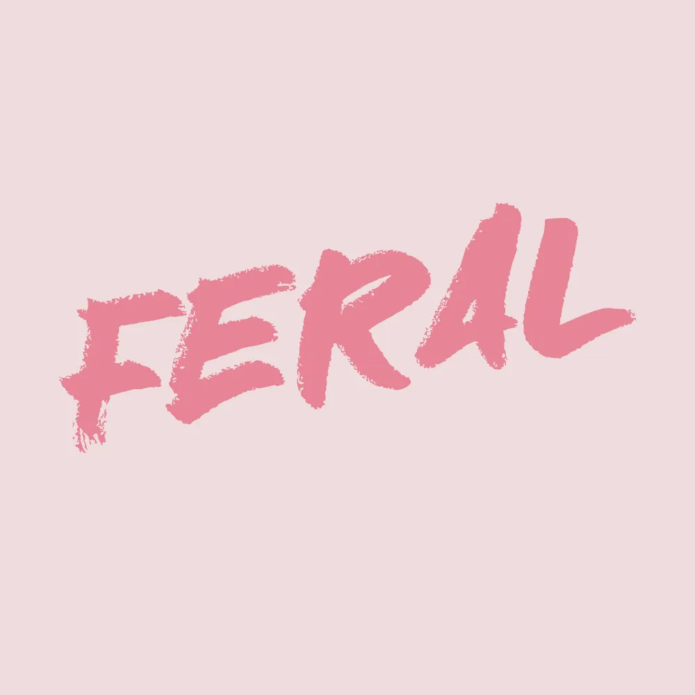 Women's Feral Boyfriend Fit T-Shirt - Light Pink