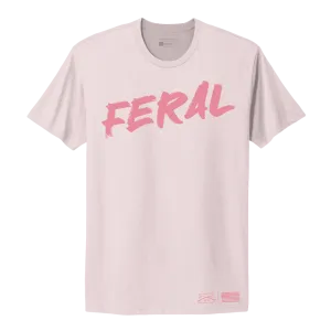 Women's Feral Boyfriend Fit T-Shirt - Light Pink