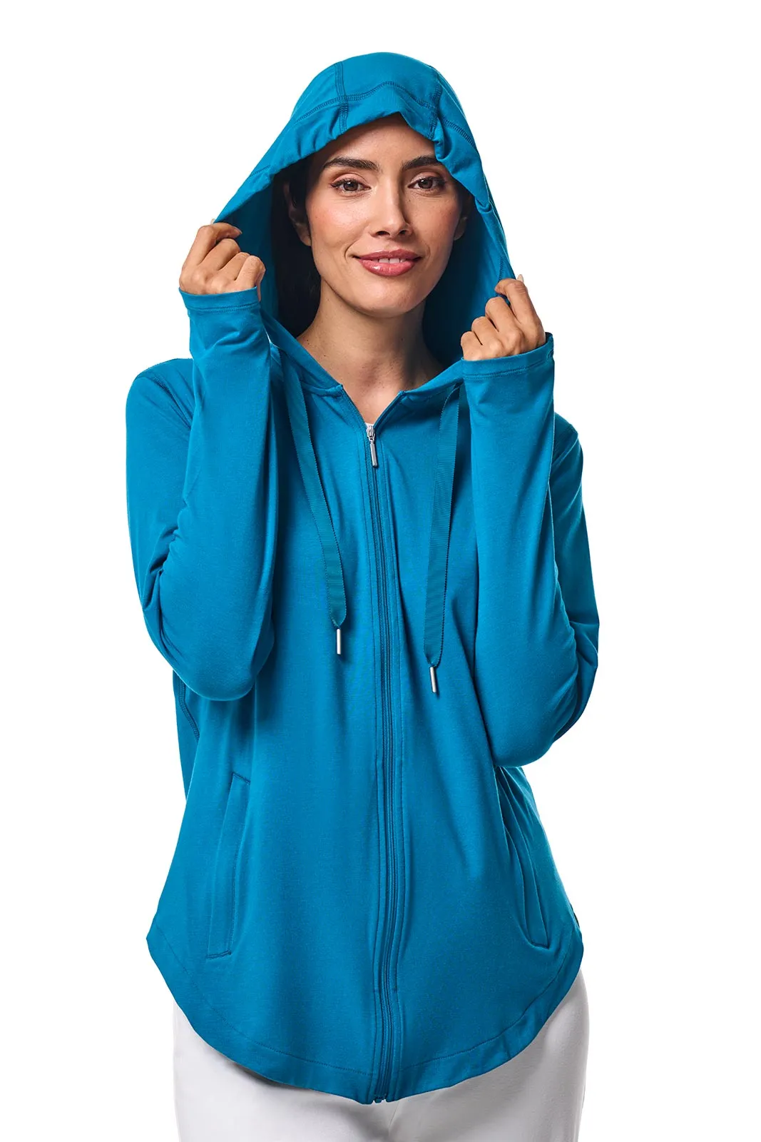 Women's LumaLeo Zip-Up Hoodie | Bluejay