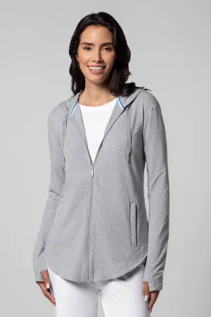 Women's LumaLeo Zip-Up Hoodie | Grey Heather