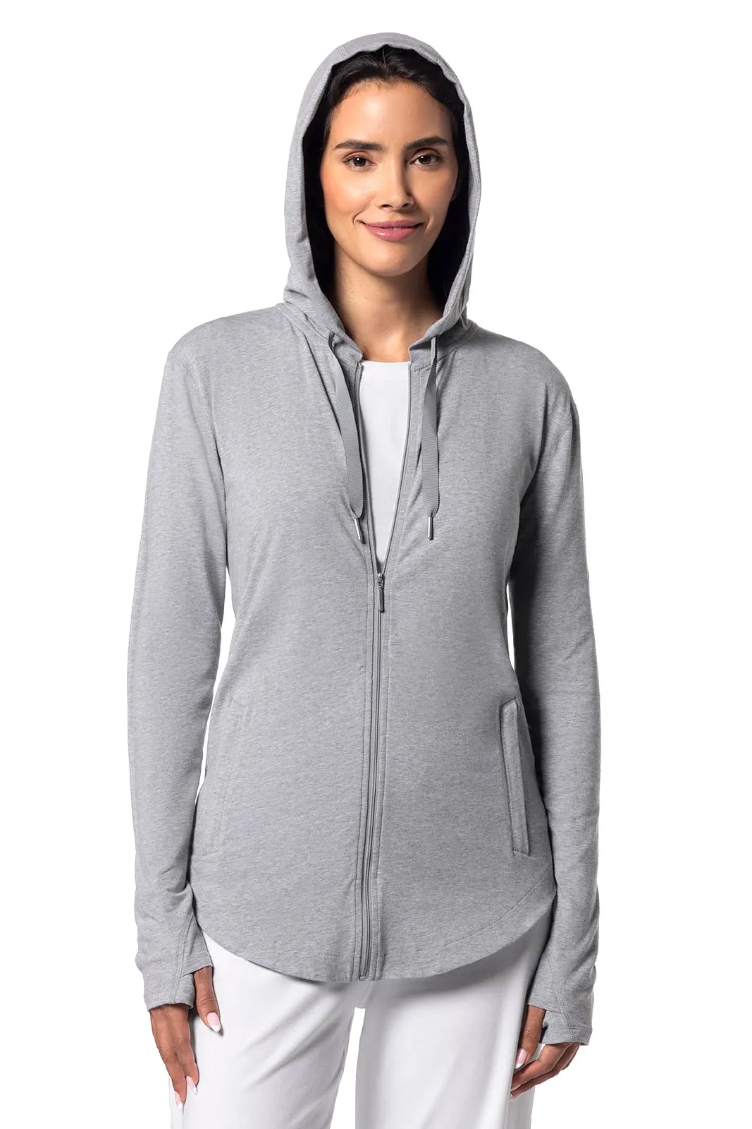 Women's LumaLeo Zip-Up Hoodie | Grey Heather