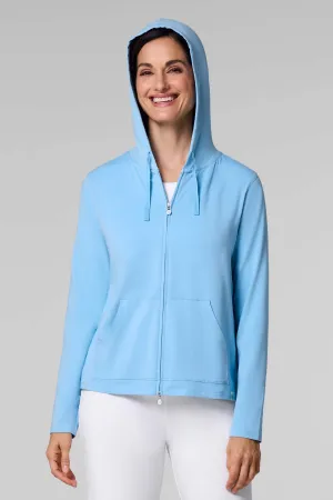 Women's Seaside Hoodie | Arctic Blue