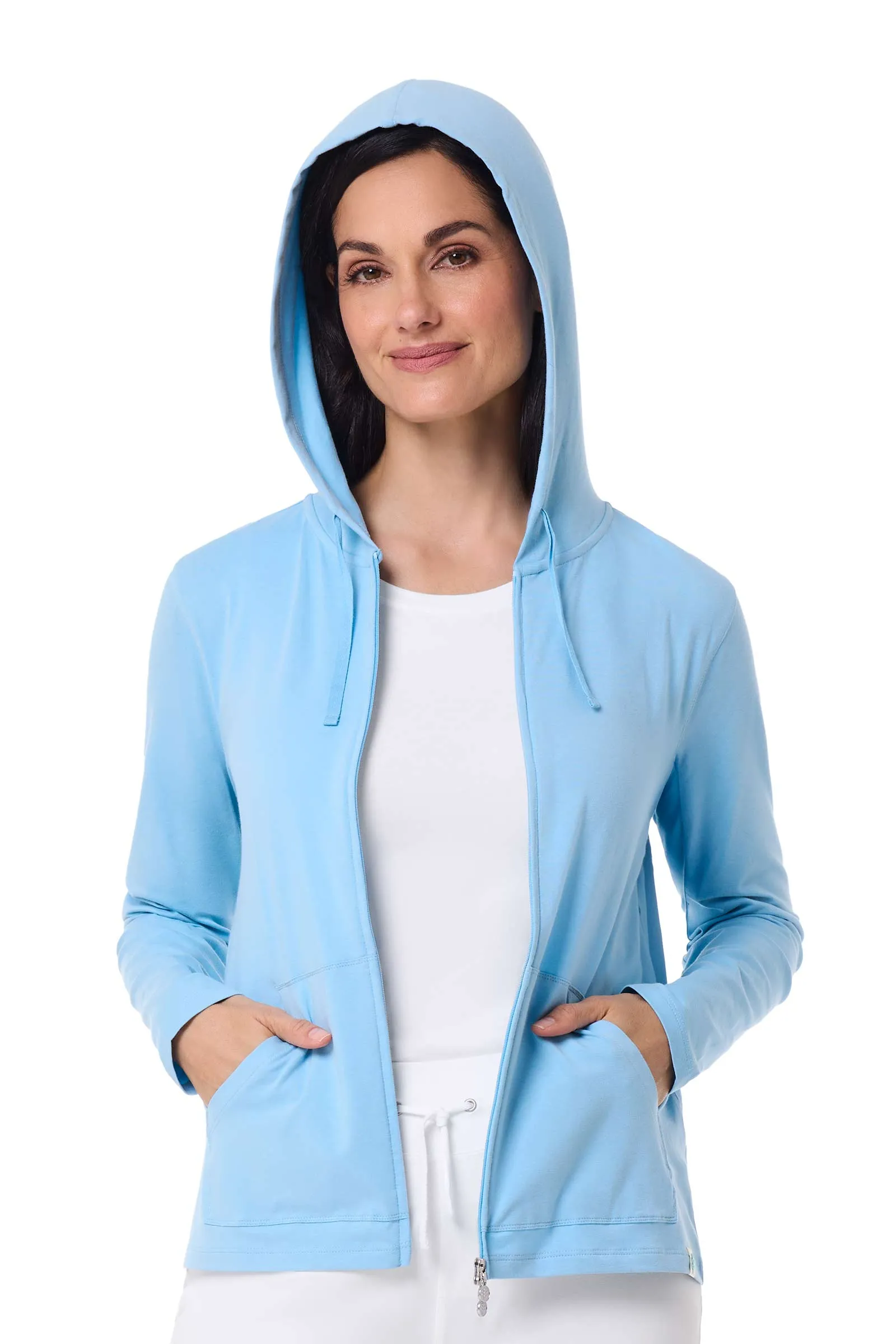 Women's Seaside Hoodie | Arctic Blue