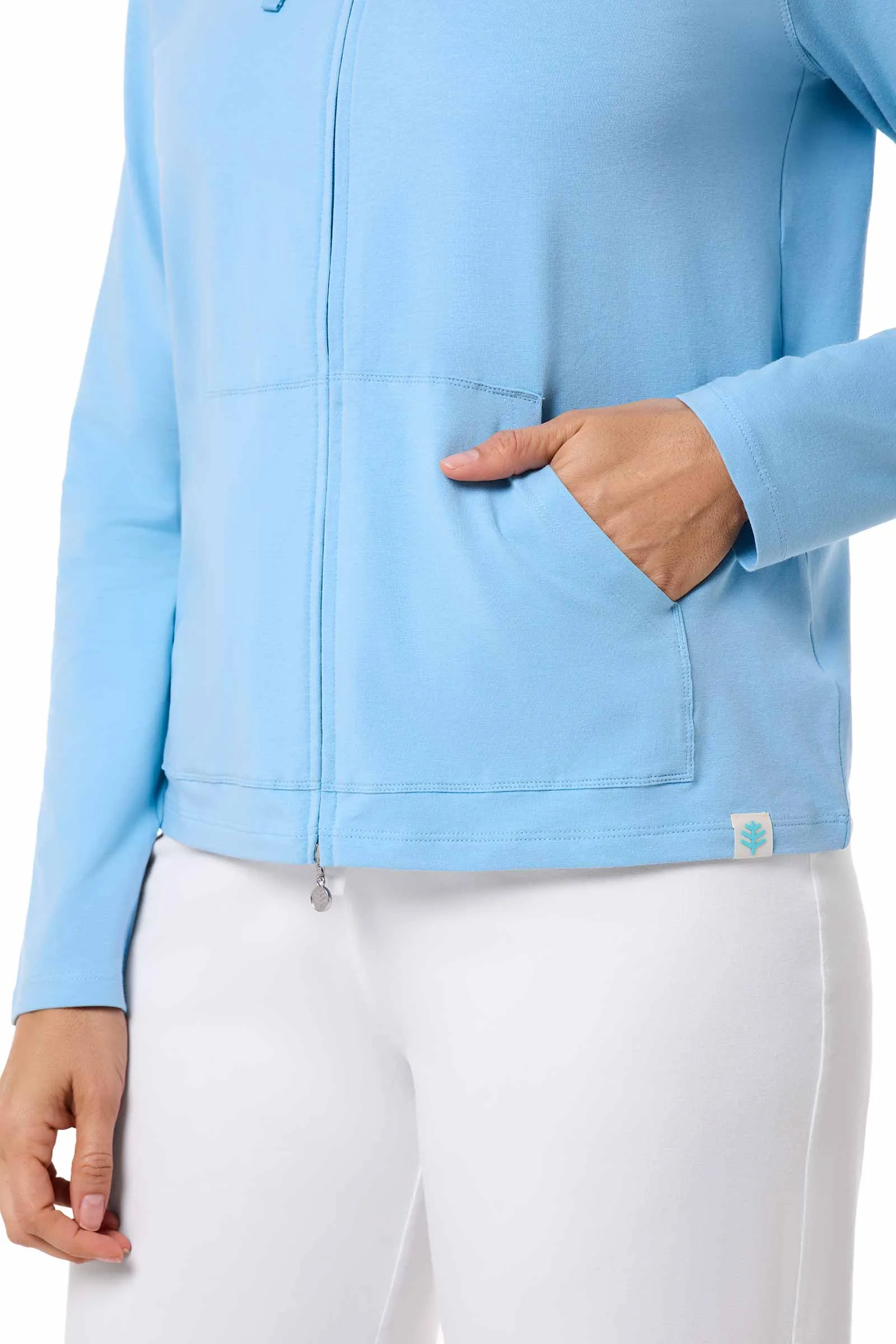 Women's Seaside Hoodie | Arctic Blue