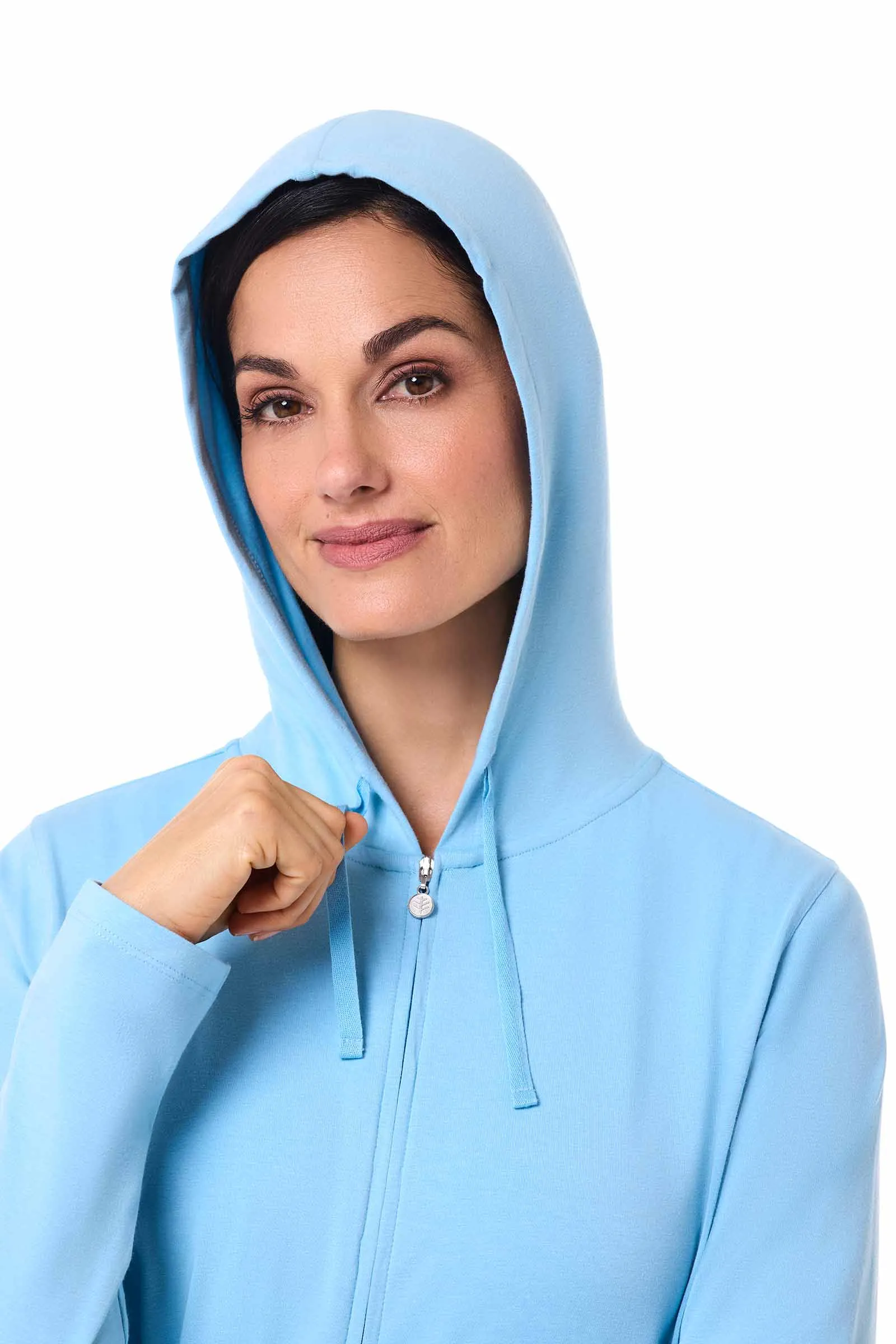 Women's Seaside Hoodie | Arctic Blue