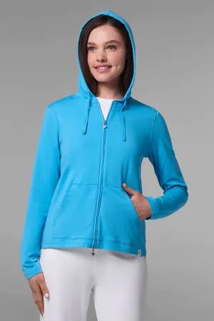 Women's Seaside Hoodie | Malibu Blue